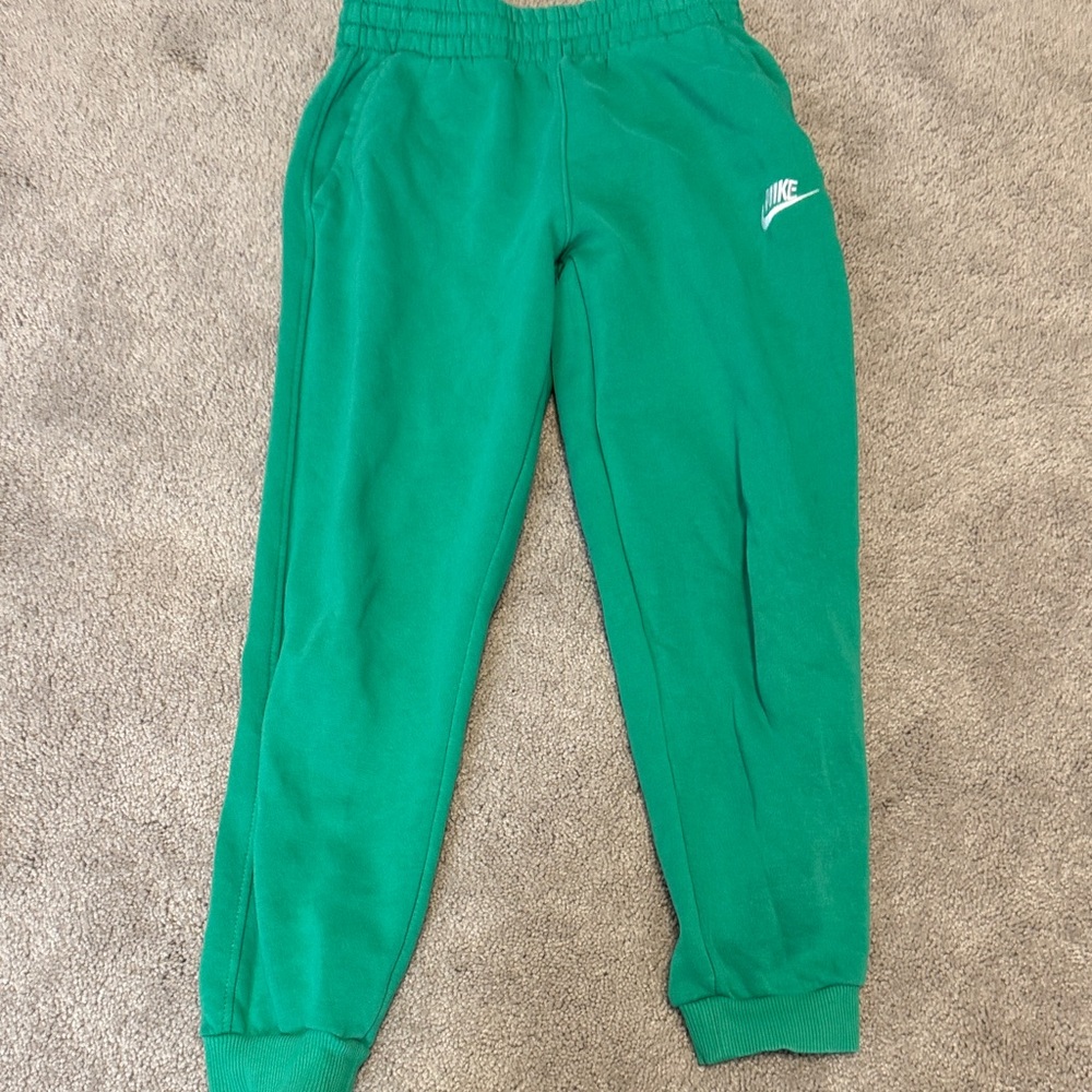 Nike Kids Vibrant Green Joggers